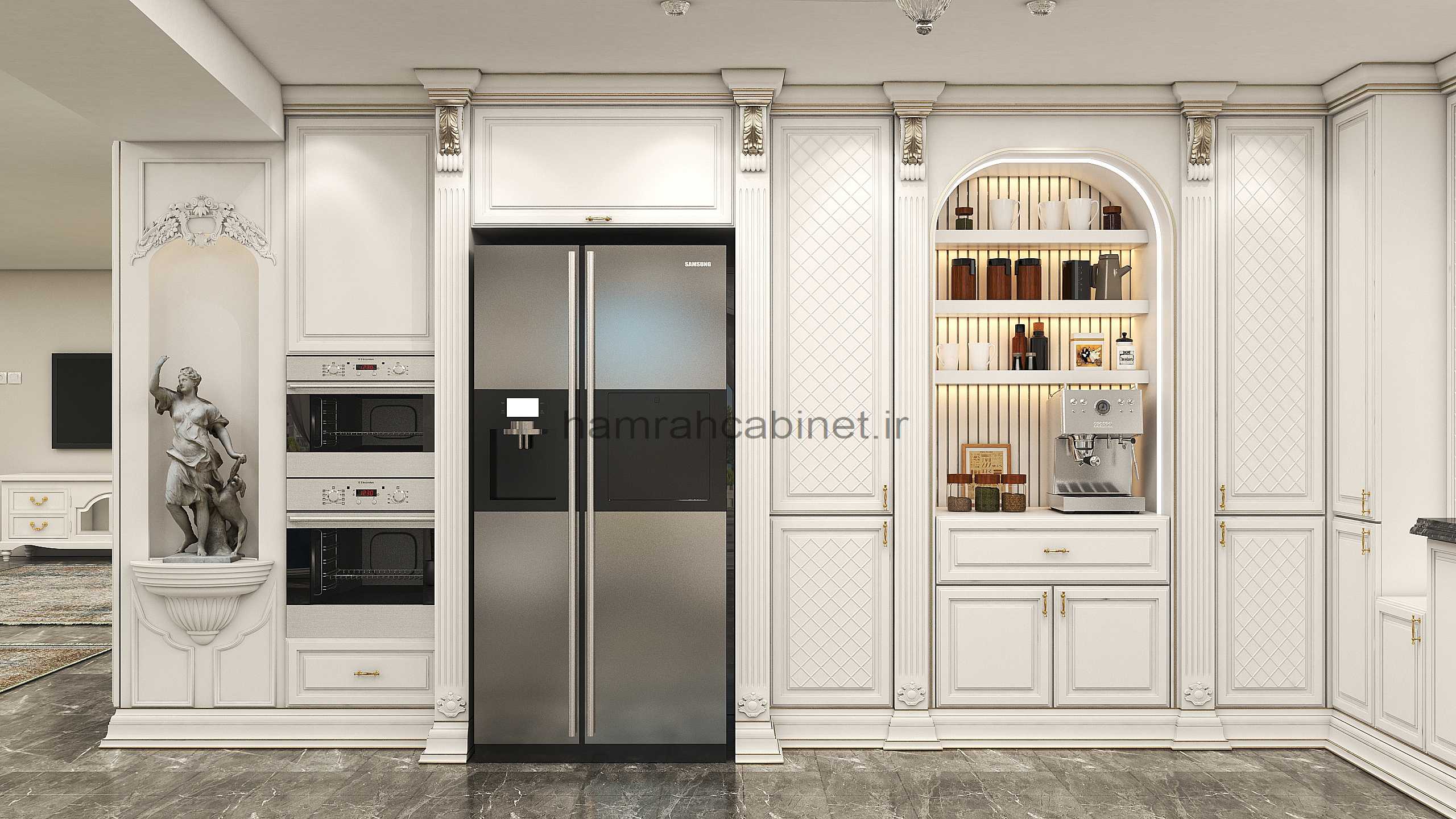 کابینت کلاسیک رنگخور 72